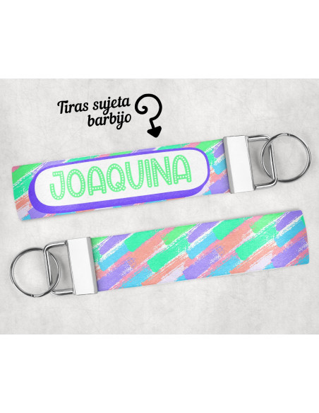LLAVERO/SUJETADOR BARBIJO ESTAMPADOS 1