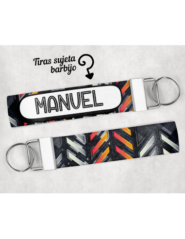LLAVERO/SUJETADOR BARBIJO ESTAMPADOS 1