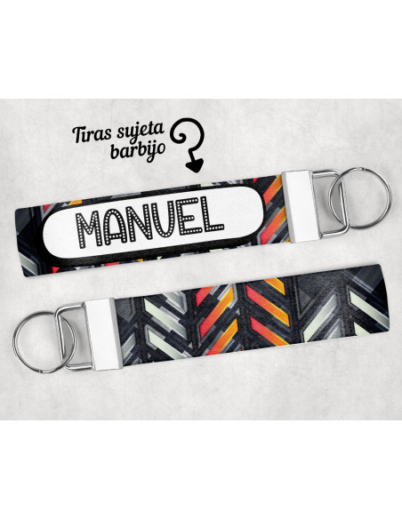 LLAVERO/SUJETADOR BARBIJO ESTAMPADOS 1