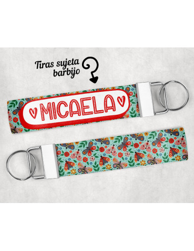 LLAVERO/SUJETADOR BARBIJO ESTAMPADOS 1