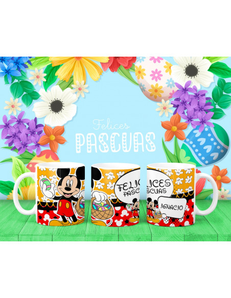 PACK TAZA+BOLSITA PASCUA PERSONAJE 2