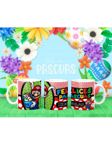 PACK TAZA+BOLSITA PASCUA PERSONAJE 2
