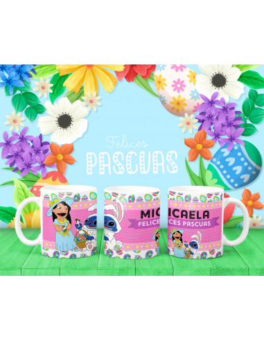 PACK TAZA+BOLSITA PASCUA PERSONAJE 2