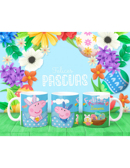 PACK TAZA+BOLSITA PASCUA PERSONAJE 2