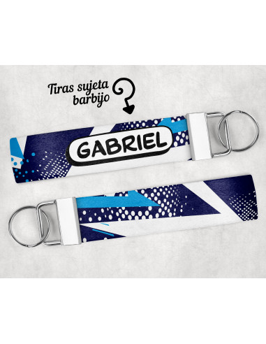 LLAVERO/SUJETADOR BARBIJO ESTAMPADOS 2