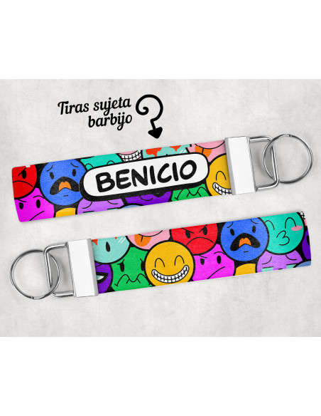 LLAVERO/SUJETADOR BARBIJO ESTAMPADOS 2