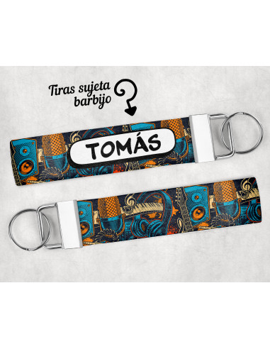 LLAVERO/SUJETADOR BARBIJO ESTAMPADOS 2