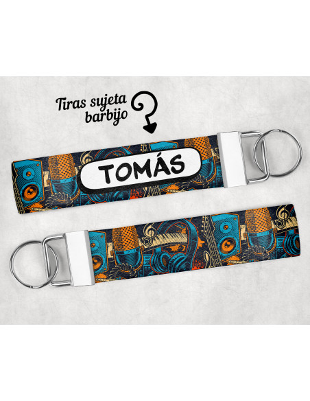 LLAVERO/SUJETADOR BARBIJO ESTAMPADOS 2