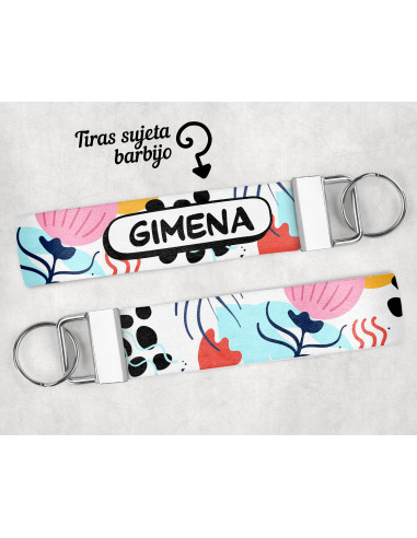 LLAVERO/SUJETADOR BARBIJO ESTAMPADOS 2