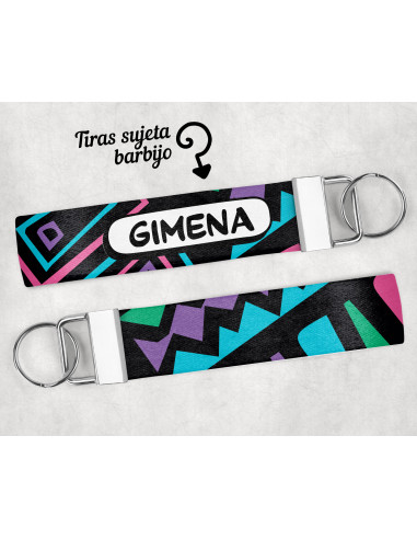 LLAVERO/SUJETADOR BARBIJO ESTAMPADOS 2