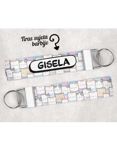 LLAVERO/SUJETADOR BARBIJO ESTAMPADOS 2