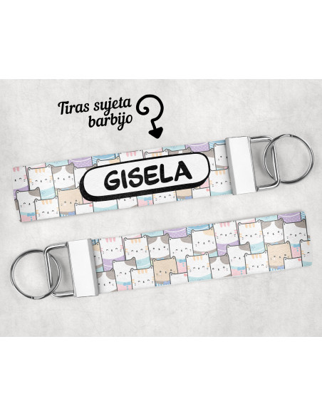 LLAVERO/SUJETADOR BARBIJO ESTAMPADOS 2