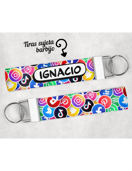 LLAVERO/SUJETADOR BARBIJO ESTAMPADOS 2