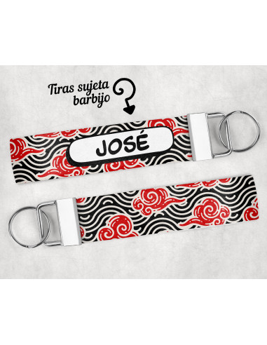 LLAVERO/SUJETADOR BARBIJO ESTAMPADOS 2