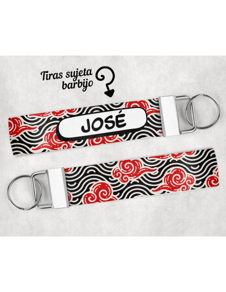 LLAVERO/SUJETADOR BARBIJO ESTAMPADOS 2