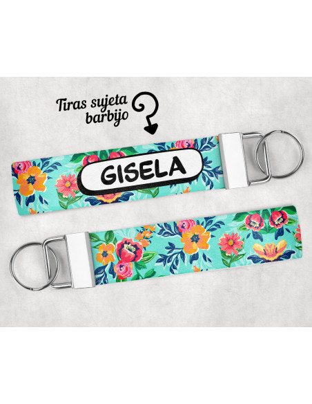 LLAVERO/SUJETADOR BARBIJO ESTAMPADOS 2