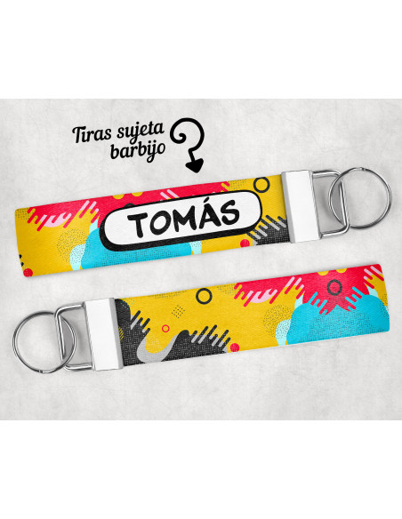 LLAVERO/SUJETADOR BARBIJO ESTAMPADOS 2