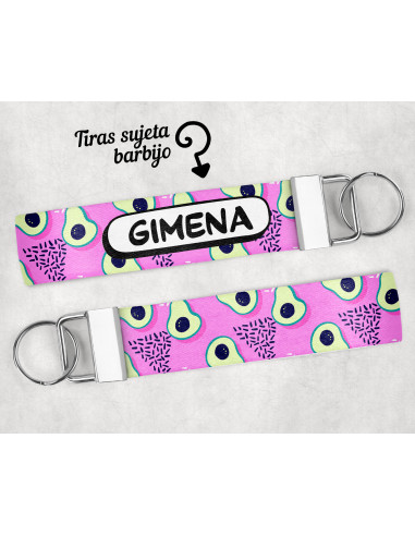 LLAVERO/SUJETADOR BARBIJO ESTAMPADOS 2