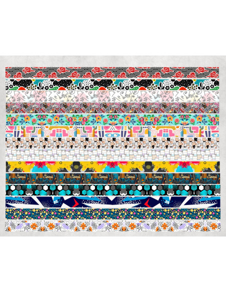 LLAVERO/SUJETADOR BARBIJO ESTAMPADOS 2