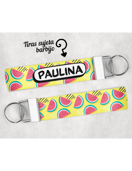 LLAVERO/SUJETADOR BARBIJO ESTAMPADOS 2