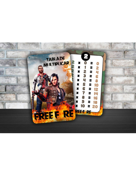 TABLA DE MULTIPLICAR PACK 2