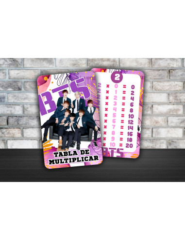 TABLA DE MULTIPLICAR PACK 2