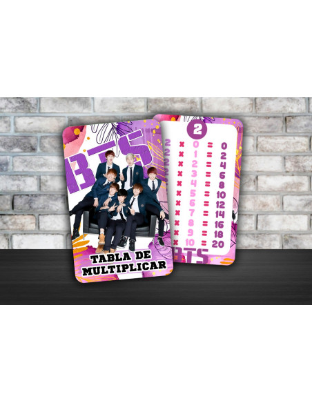 TABLA DE MULTIPLICAR PACK 2