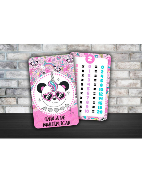 TABLA DE MULTIPLICAR PACK 2