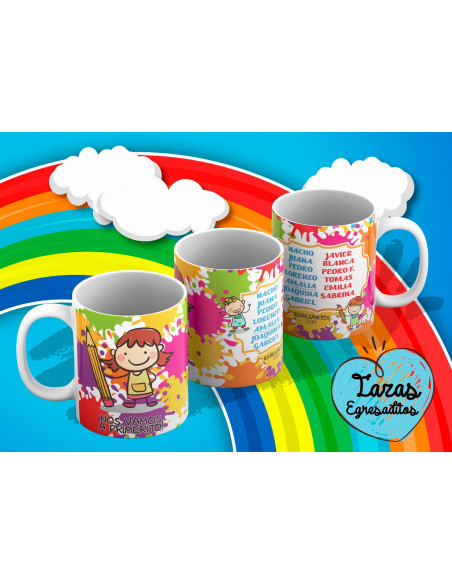 Tazas y Cartuchera Egresaditos