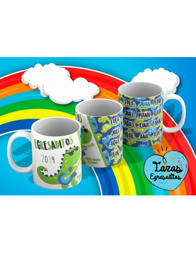 Tazas y Cartuchera Egresaditos
