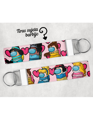 LLAVERO/SUJETADOR BARBIJO INFANTILES 4