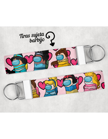 LLAVERO/SUJETADOR BARBIJO INFANTILES 4