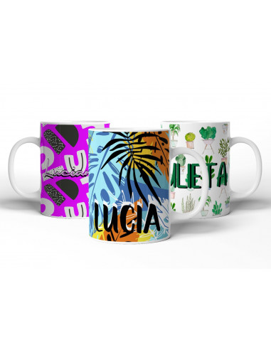 TAZAS FONDOS ESTAMPADOS