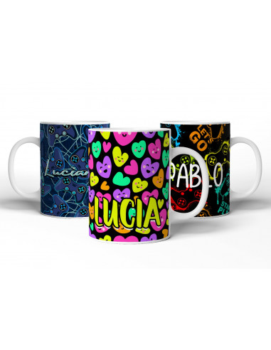 TAZAS FONDOS ESTAMPADOS