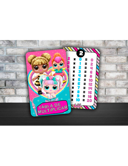 TABLA DE MULTIPLICAR Y ABECEDARIO PACK 2