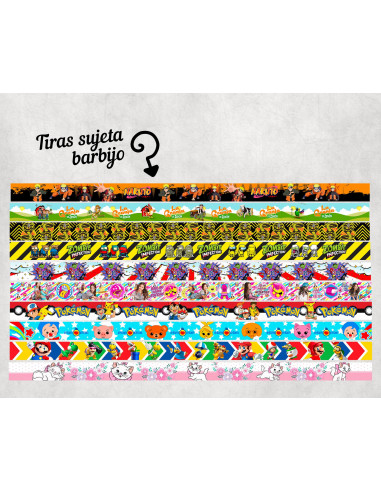 SUJETADOR BARBIJO INFANTILES 5