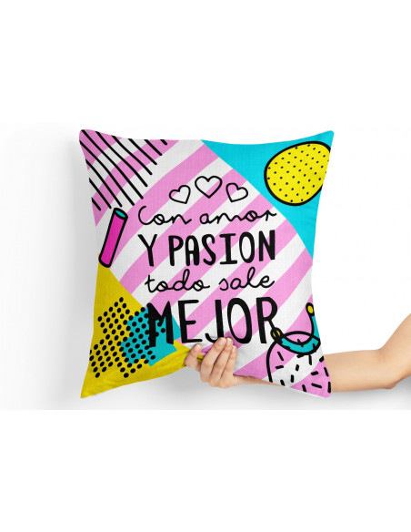 ALMOHADONES CON FRASES