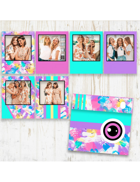 CAJITA CAMARA + FOTO POLAROID