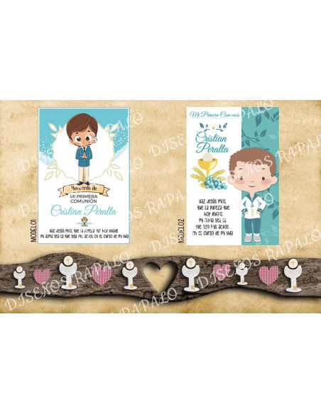 Tarjetas Comunión nene