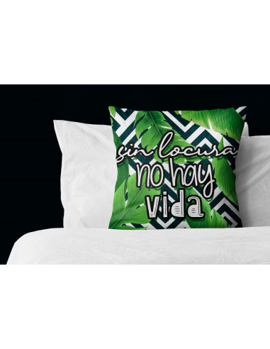 ALMOHADONES TROPICALES CON FRASES
