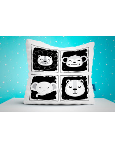 ALMOHADONES CUADRITOS