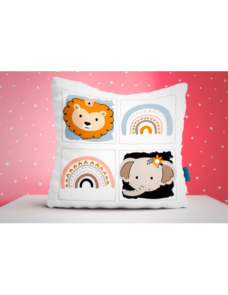 ALMOHADONES CUADRITOS