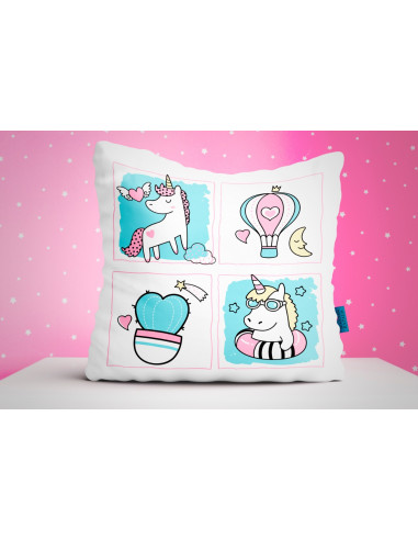 ALMOHADONES CUADRITOS