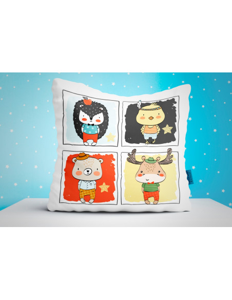 ALMOHADONES CUADRITOS