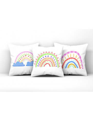 ALMOHADONES ARCOIRIS