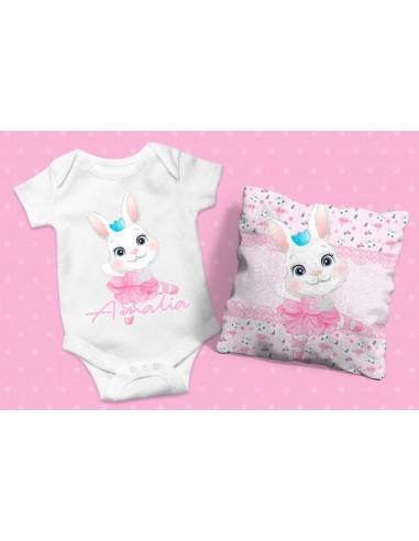 ALMOHADON+BODY+BABERO ANIMALITOS BALET