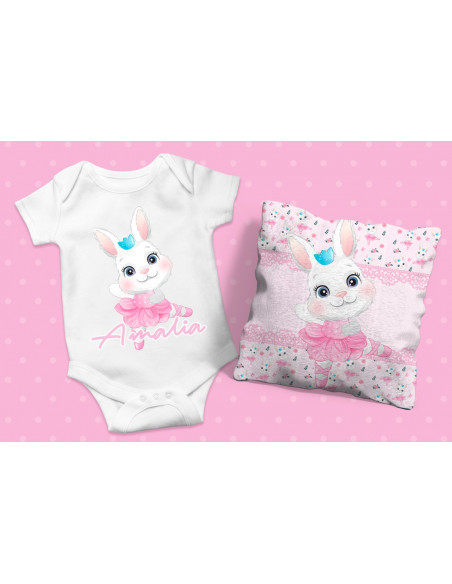 ALMOHADON+BODY+BABERO ANIMALITOS BALET