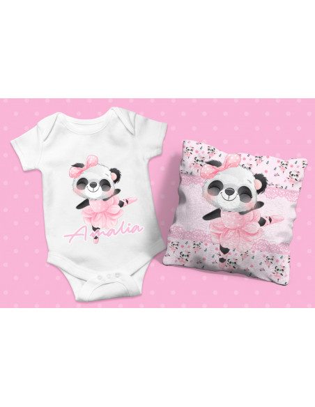 ALMOHADON+BODY+BABERO ANIMALITOS BALET