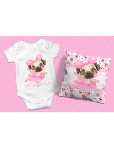 ALMOHADON+BODY+BABERO ANIMALITOS BALET