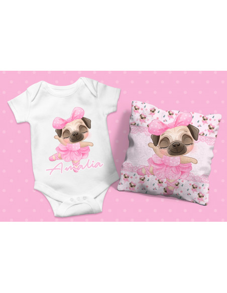 ALMOHADON+BODY+BABERO ANIMALITOS BALET